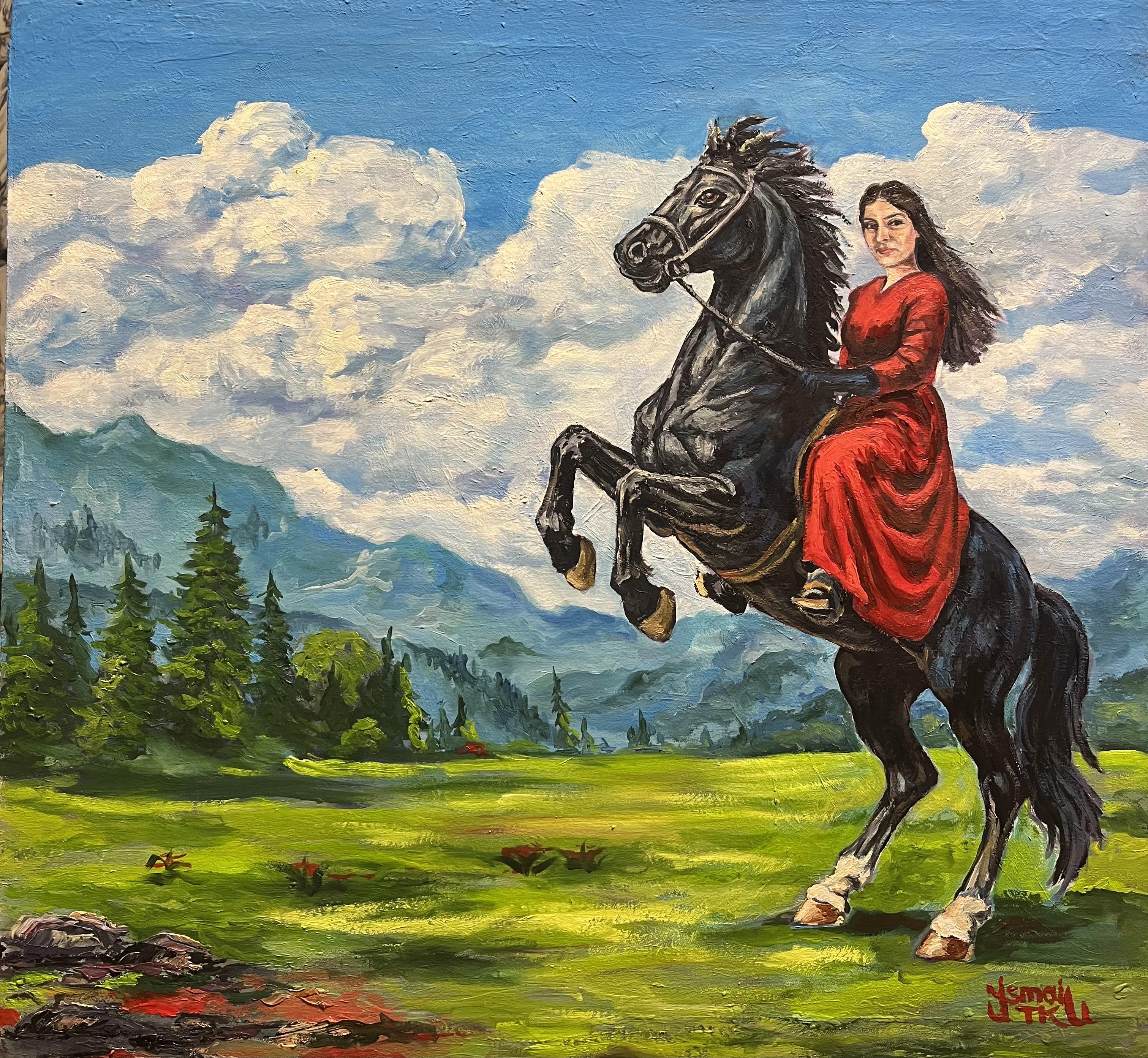 Şaha Kalkan At ve Kız